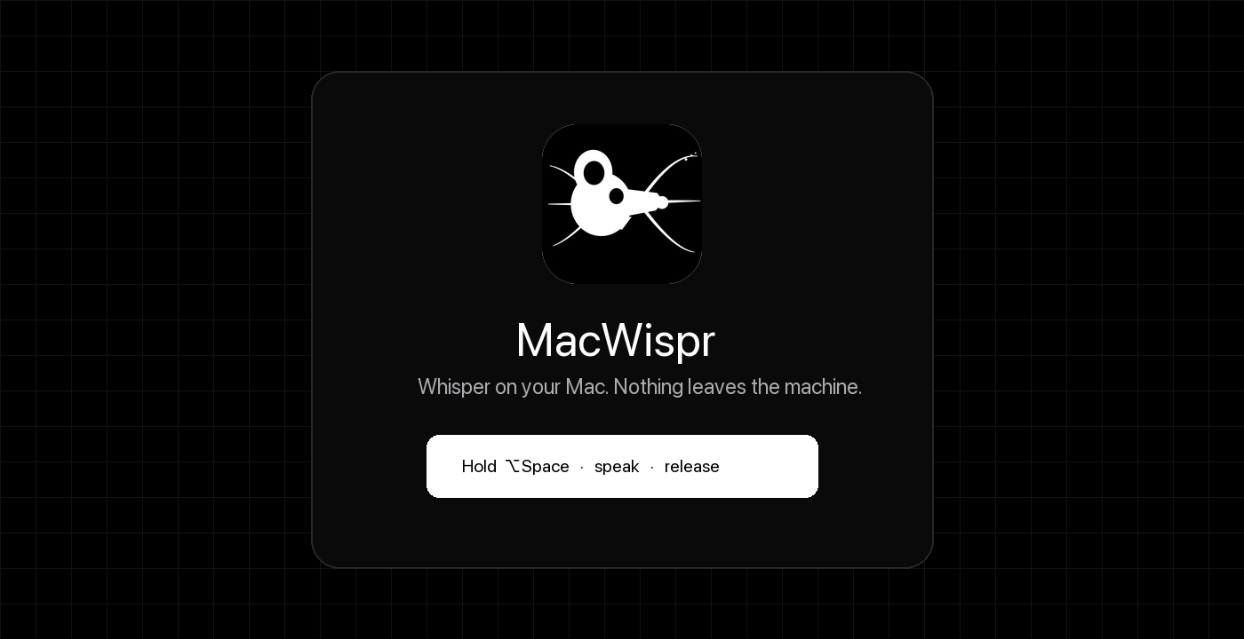 MacWispr product preview
